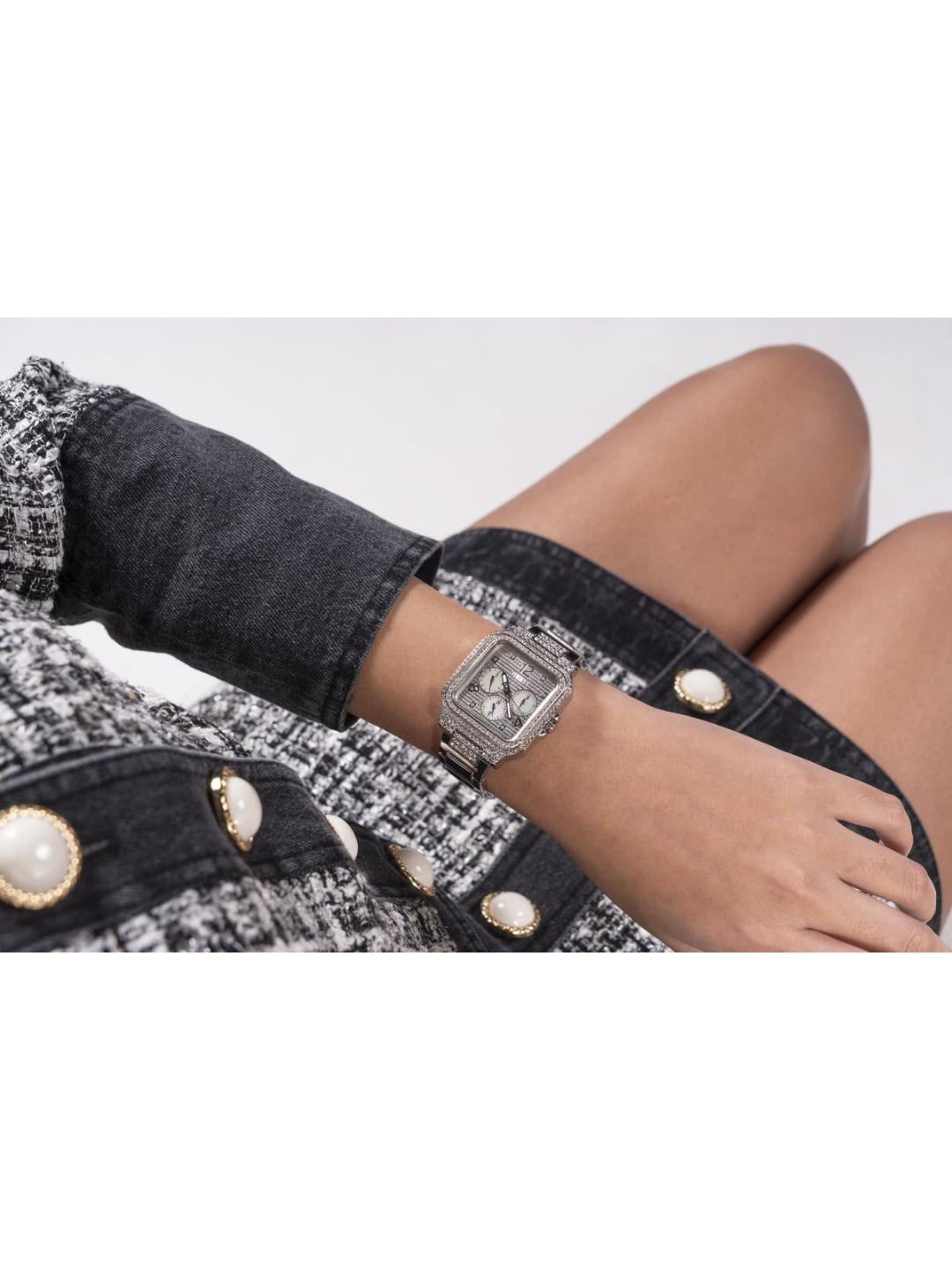 Guess Silver Dial Women Analog Watch - GW0472L1