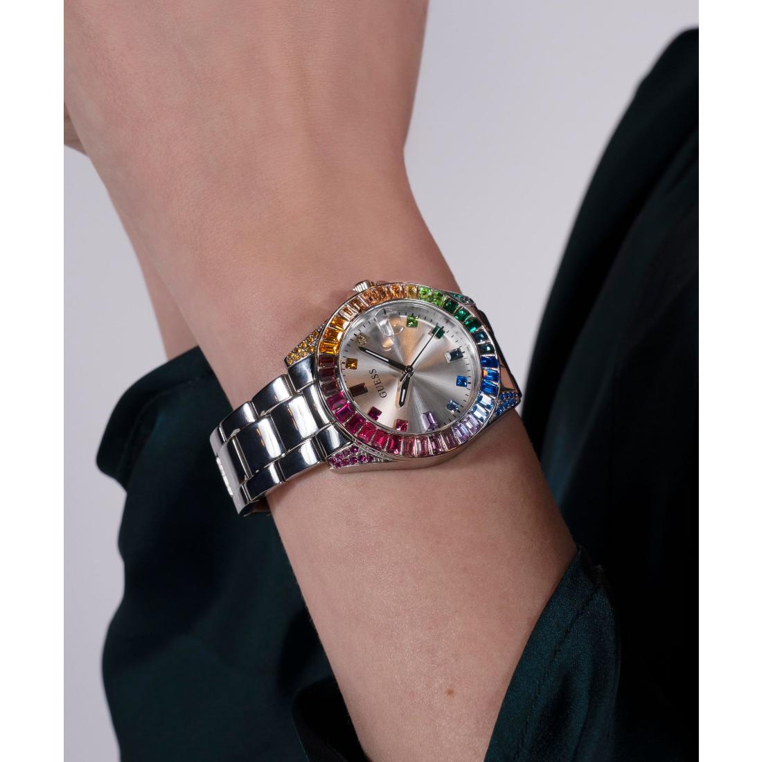 Guess Dress 34 mm Silver Dial Women Analog Watch- GW0475L4