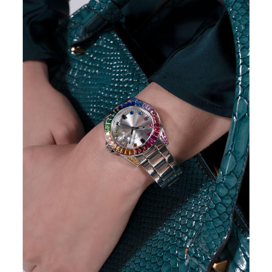 Guess Dress 34 mm Silver Dial Women Analog Watch- GW0475L4