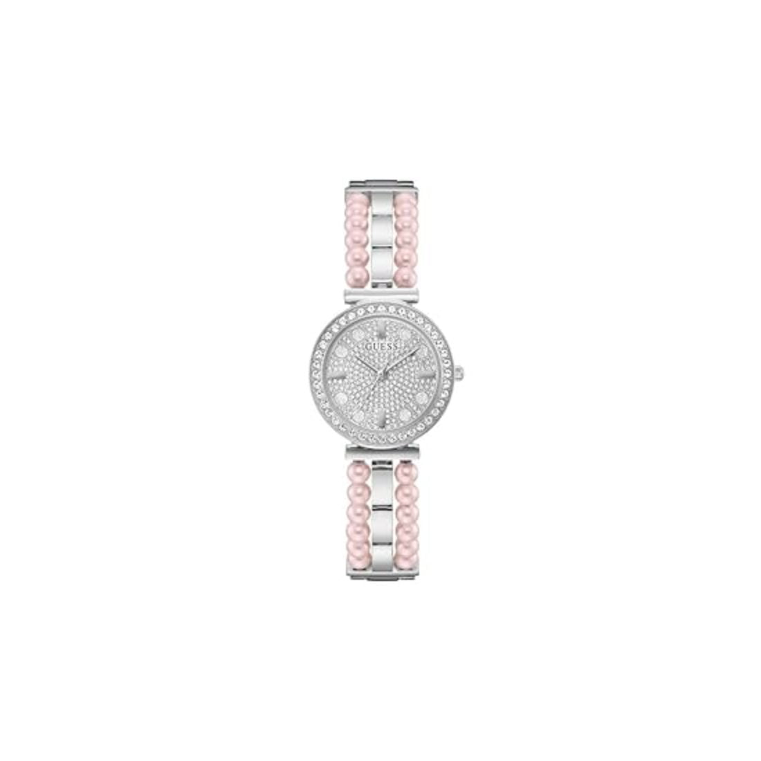 Guess Analog Silver Dial Women's Watch-GW0531L1