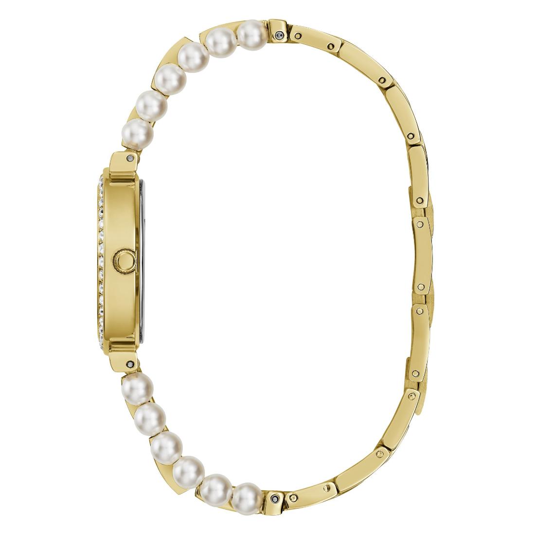 Guess Gala 30 mm Size Gold Dial Women Analog Watch - GW0531L2
