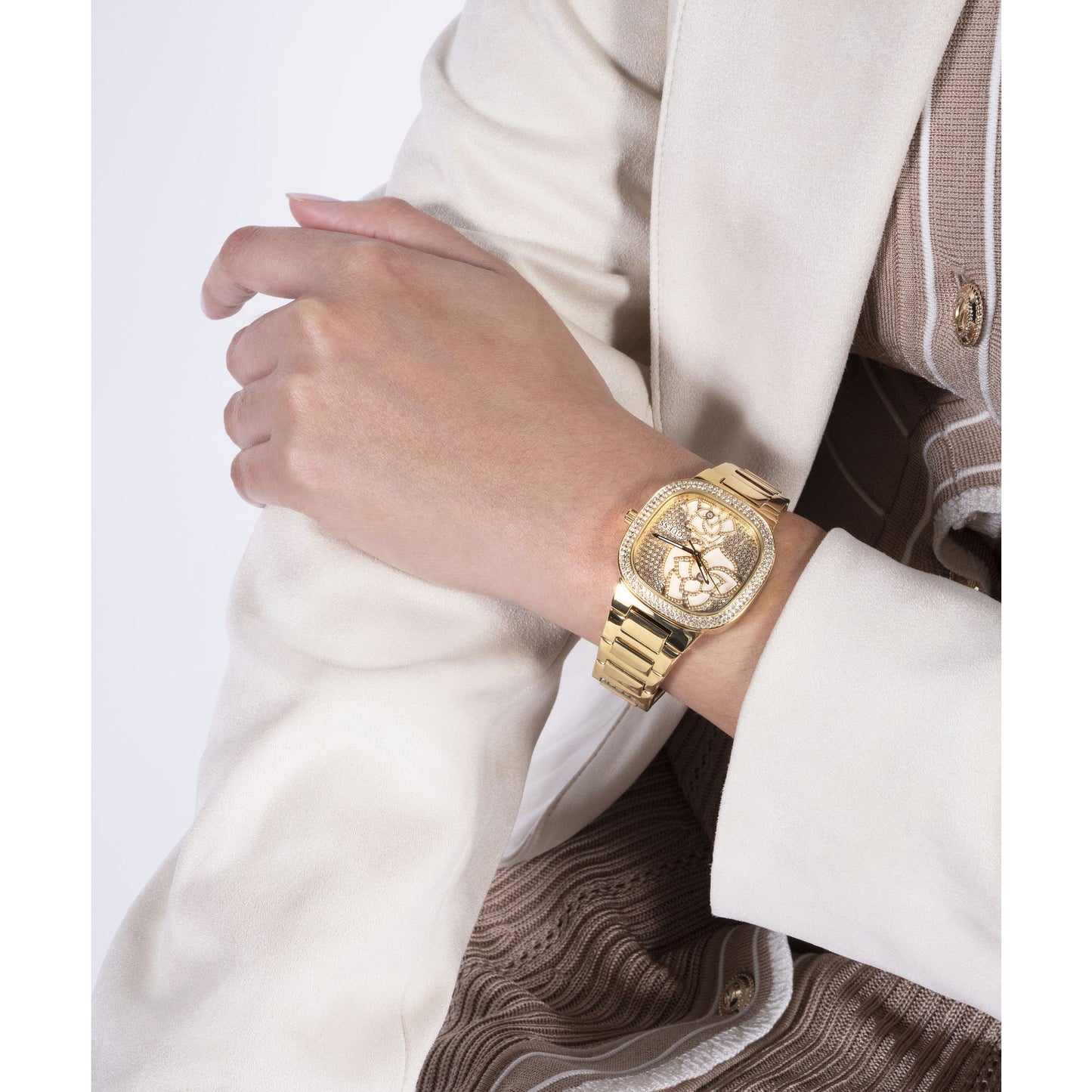 Guess Analog Gold Dial Women Watch - GW0544L2