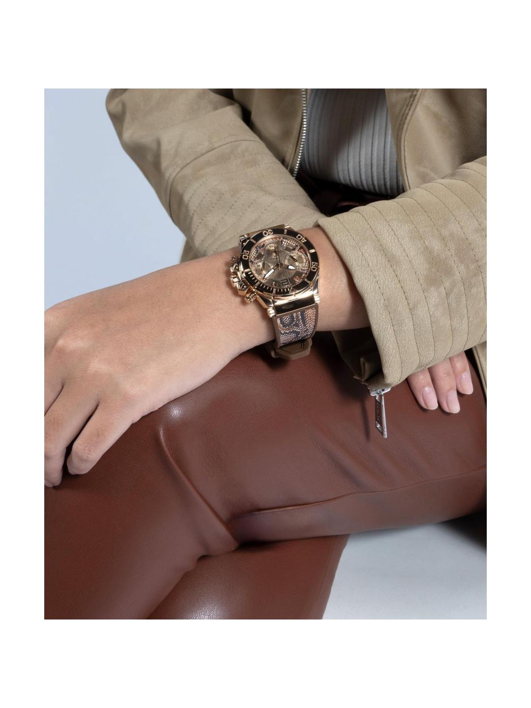 Guess Brown Dial Women Analog Watch - GW0586L1
