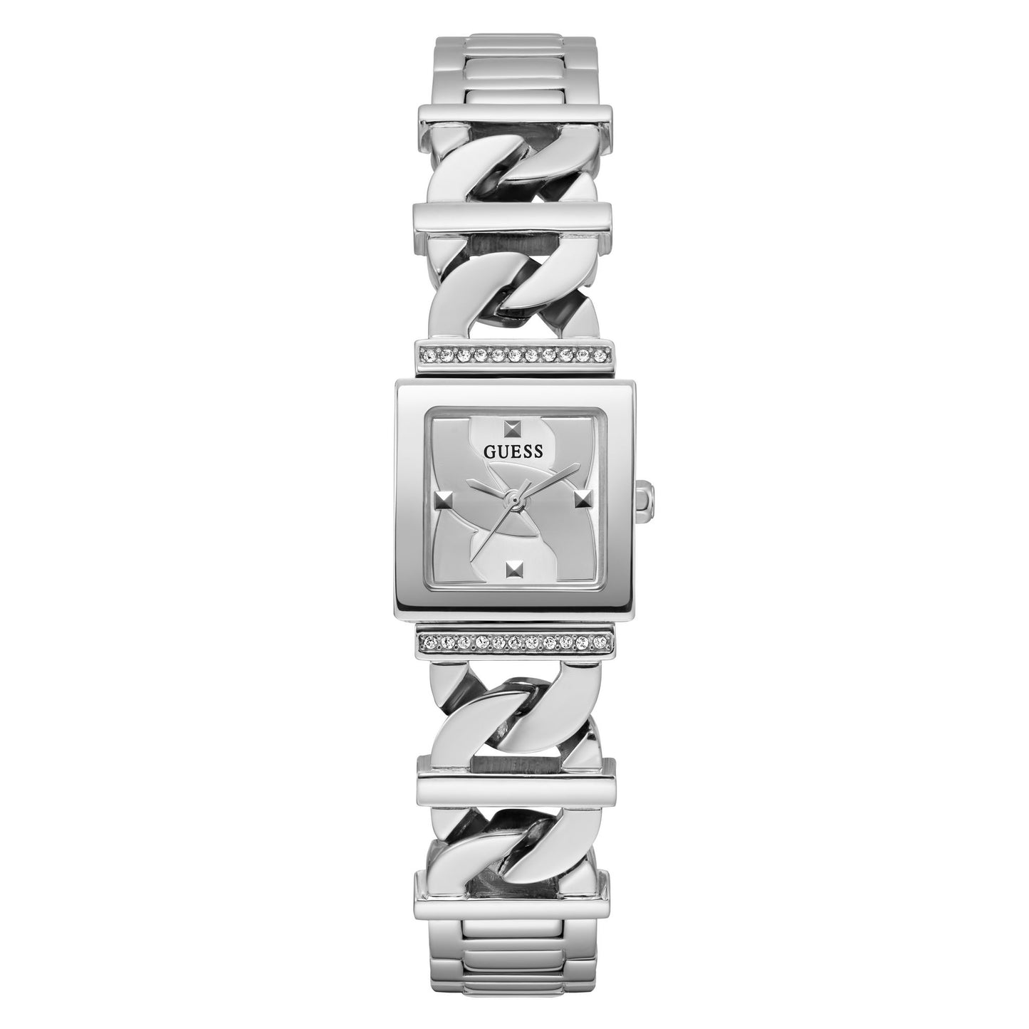 Guess Runaway 20.8 mm Silver Dial Women Analog Watch- GW0603L1