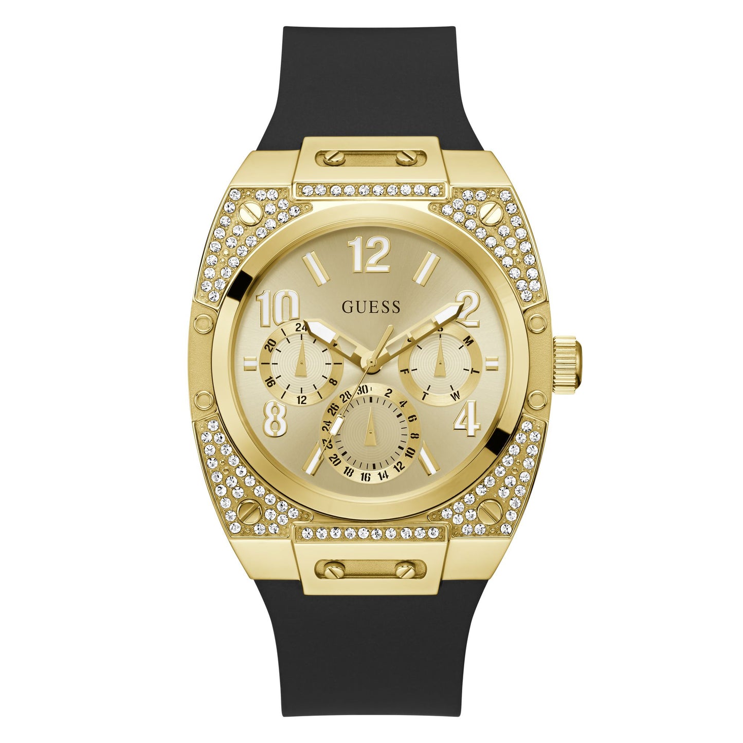 Guess Prodigy 54.5 mm Champagne Dial Men Analog Watch- GW0623G2
