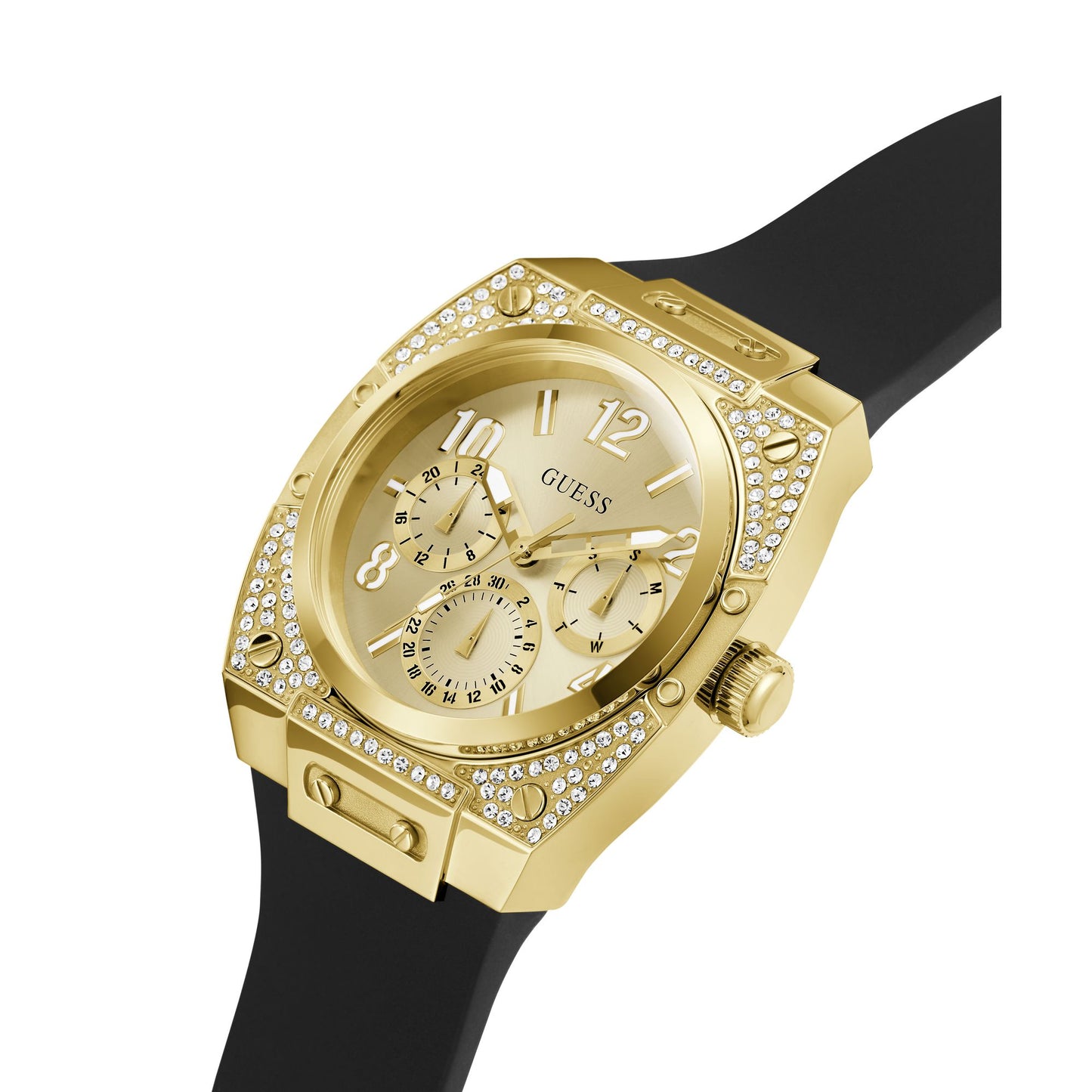 Guess Prodigy 54.5 mm Champagne Dial Men Analog Watch- GW0623G2