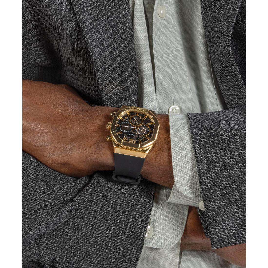 Guess Black Dial 42 mm Men Analog Watch - GW0638G1