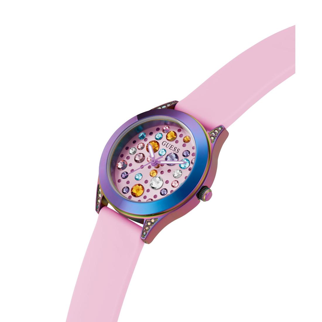 Guess Trend 34 mm Pink Dial Women Analog Watch- GW0678L3