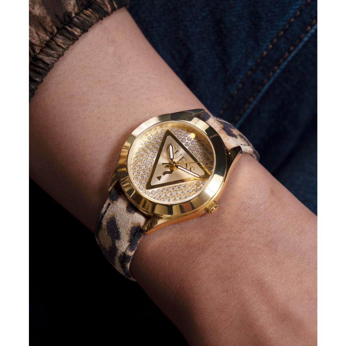 Guess Trend 34 mm Champagne Dial Women Analog Watch- GW0745L2