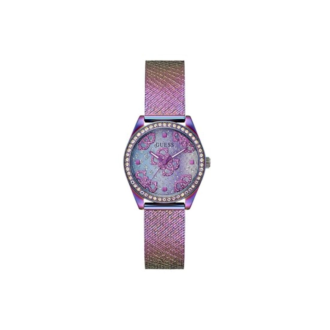 Guess Boa 32 mm Purple Dial Analog Women Watch- GW0748L3