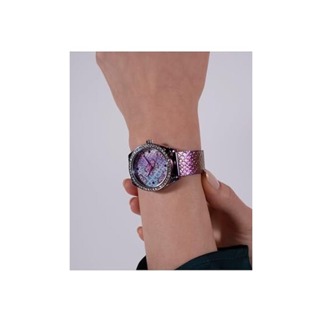 Guess Boa 32 mm Purple Dial Analog Women Watch- GW0748L3