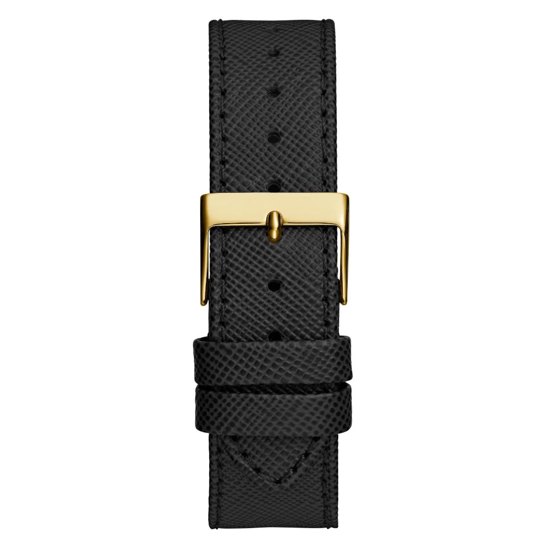 GUESS Glaze Black Octagonal Dial Analog Women's Watch - GW0753L4