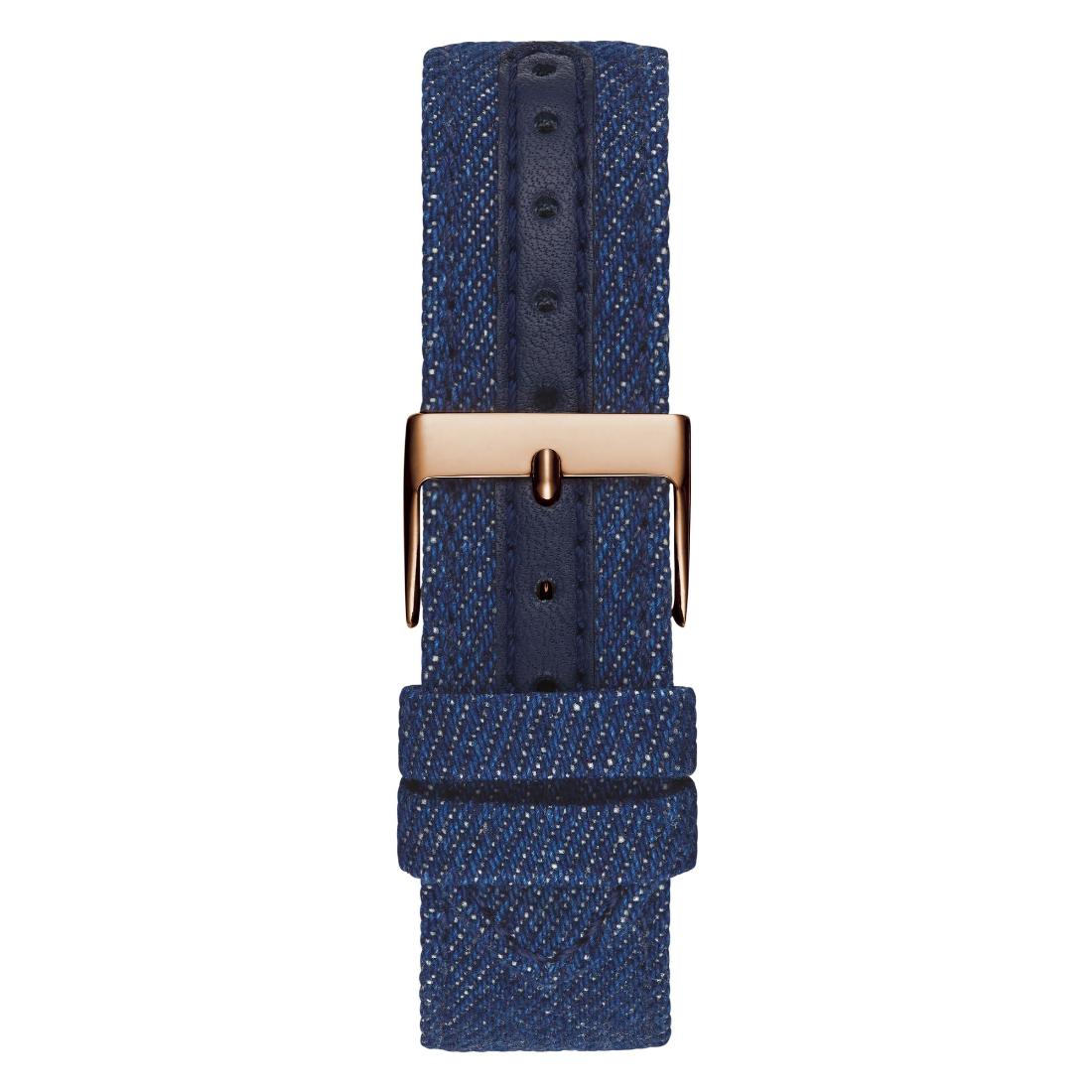 GUESS Glaze Blue Octagonal Dial Analog Women's Watch - GW0753L5