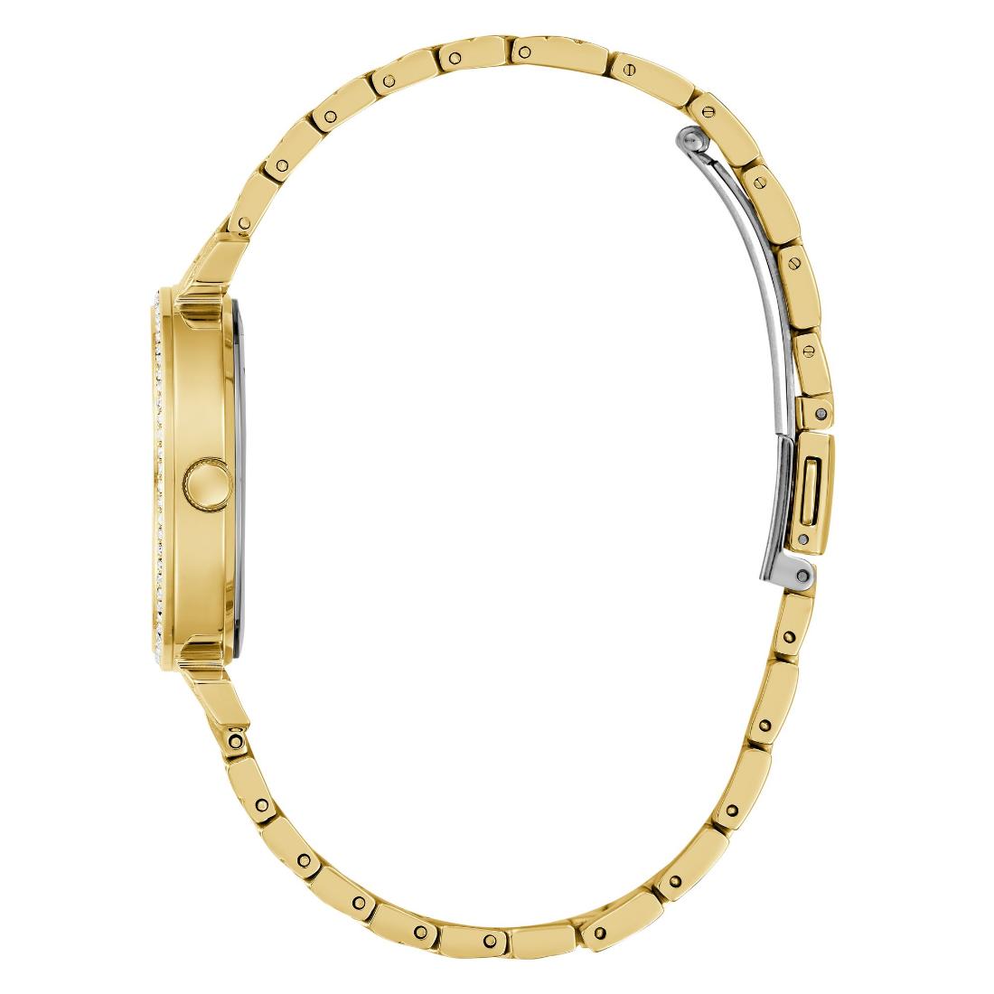 Guess Bejeweled 32 mm Silver Dial Women Analog Watch- GW0763L2