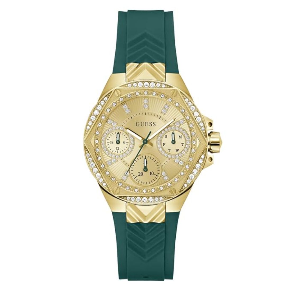 GUESS GS ENVY 38 mm Gold Dial Ladies Watch GW0774L2