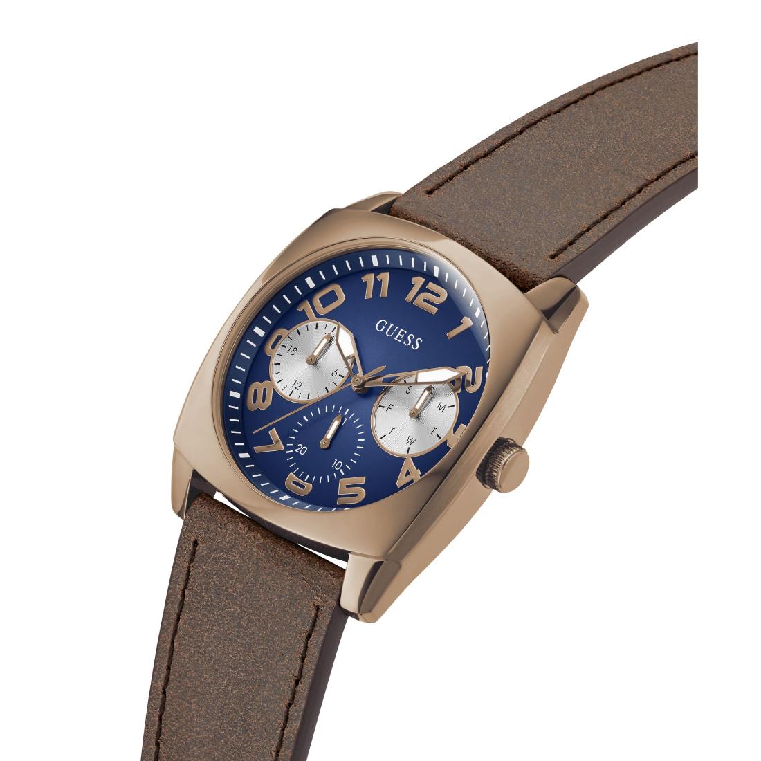 Guess Dress 40.5 mm Blue Dial Men Chronograph Watch- GW0792G4