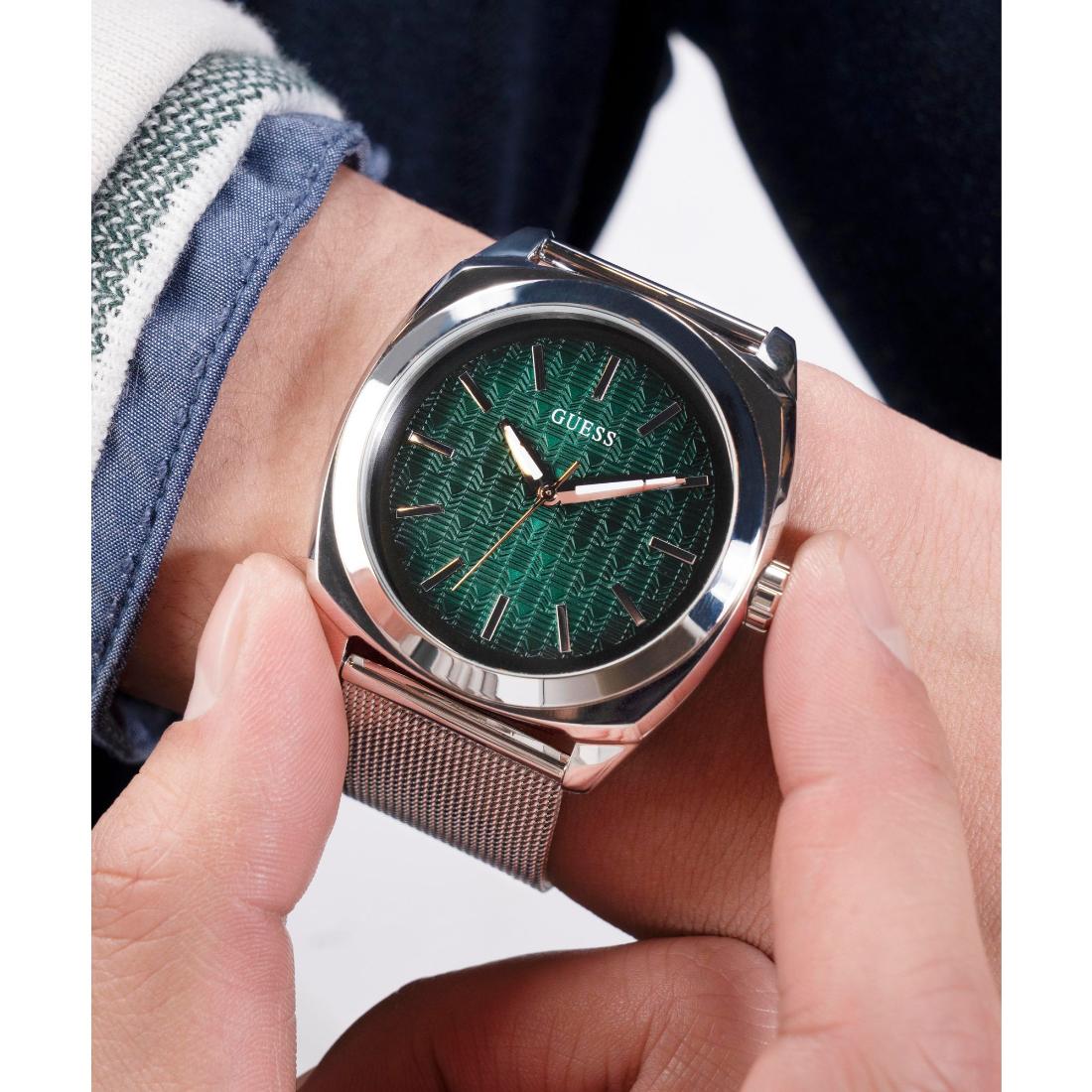 Guess Dress 42.5 mm Green Dial Men Analog Watch- GW0794G1