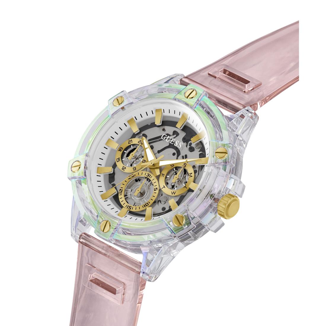Guess Trend 48 mm Clear Dial Men Chronograph Watch- GW0806G4