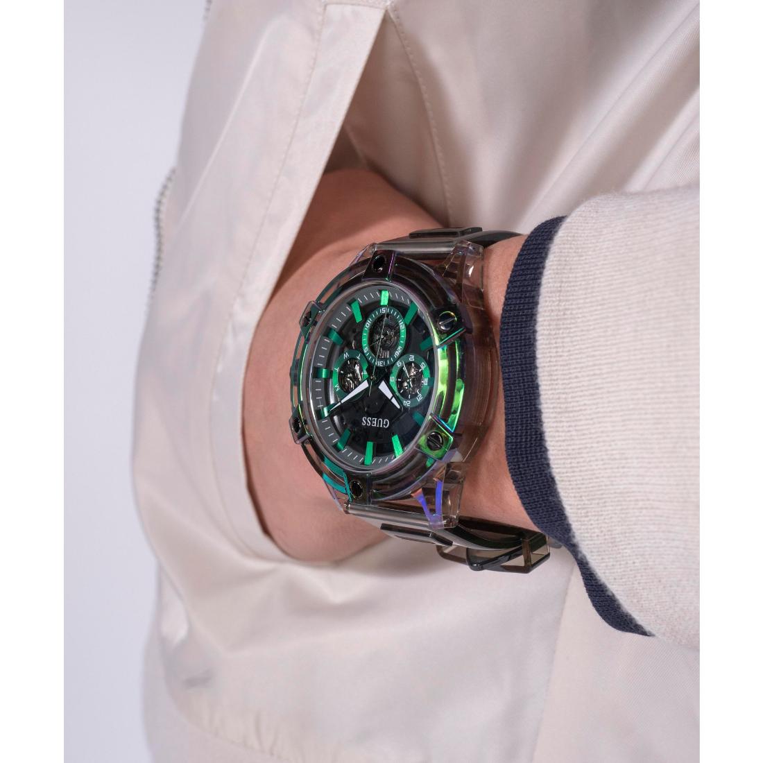 Guess Trend 48 mm Black Dial Men Chronograph Watch- GW0806G5