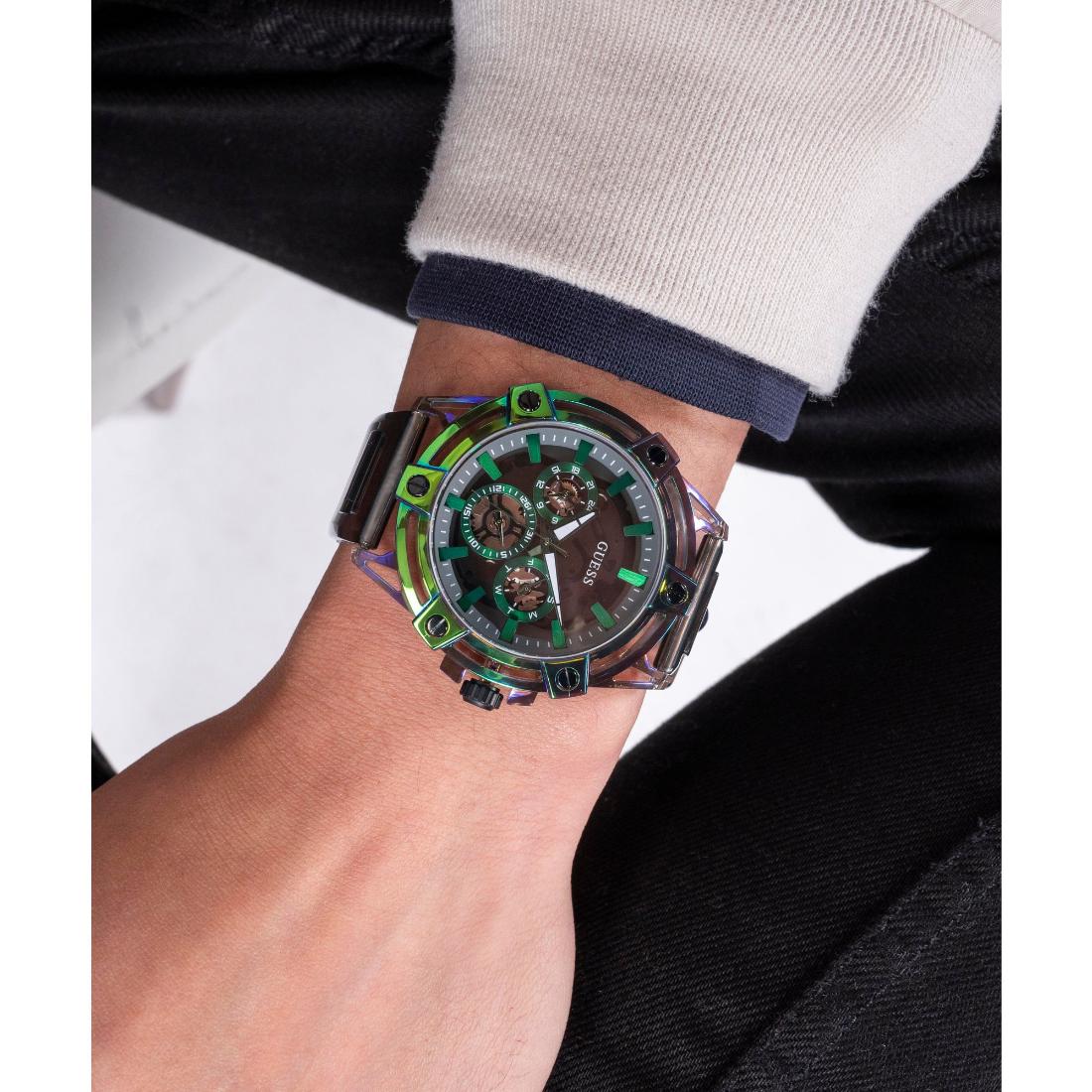 Guess Trend 48 mm Black Dial Men Chronograph Watch- GW0806G5