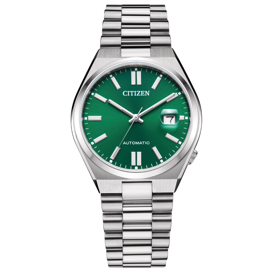 Citizen Men 40 mm Size Green Dial Automatic Tsuyosa Collection