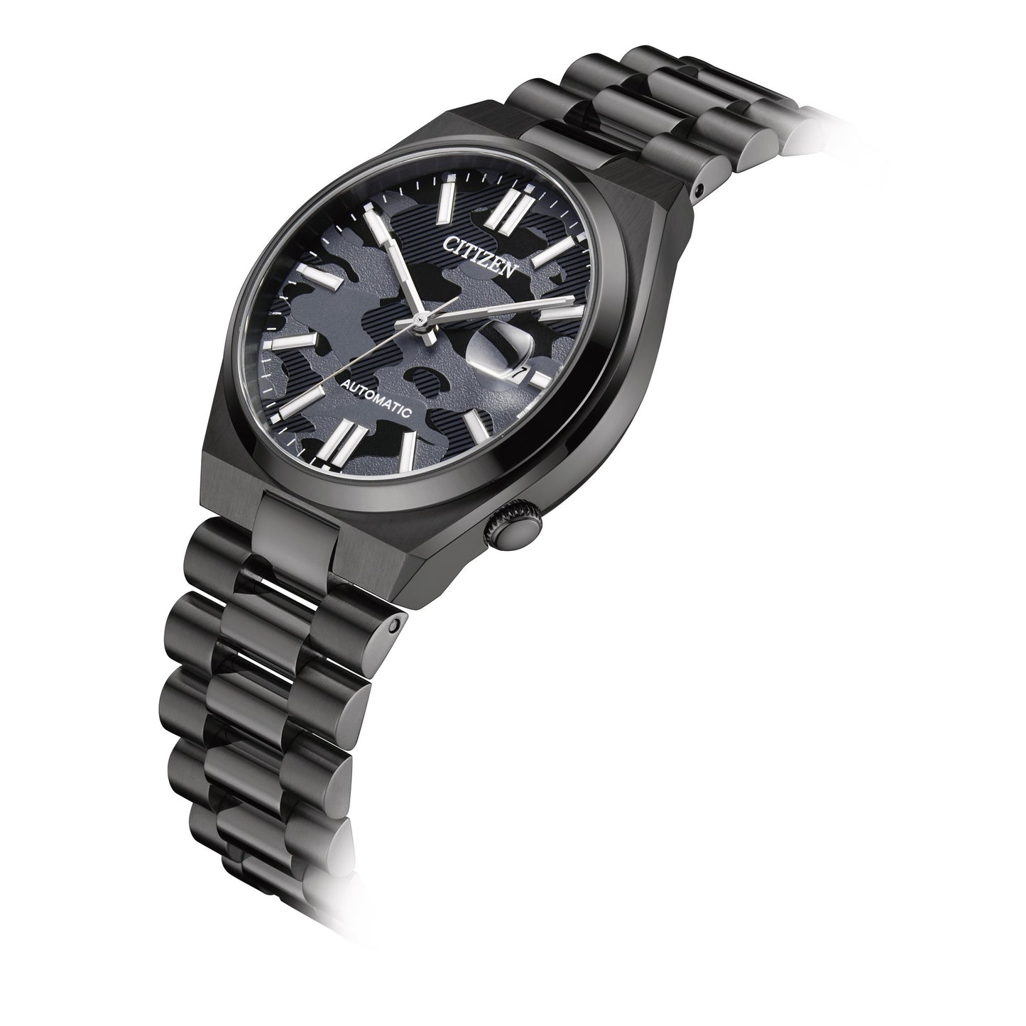 Citizen Automatic 40 mm Black Camouflage Dial Men'Watch- NJ0155-87E