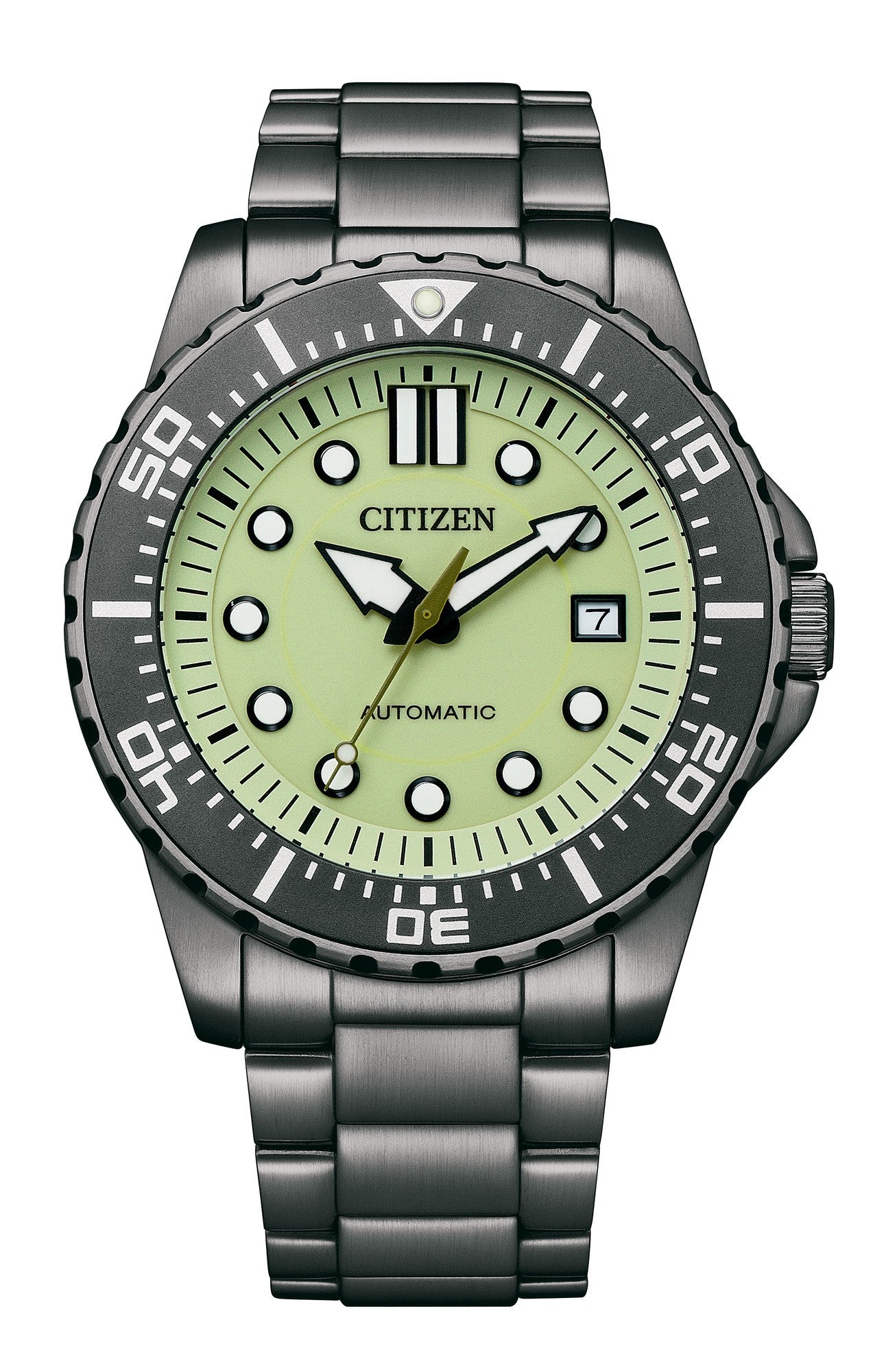 Citizen Mechanical 3 Hands 43 mm Luminous Dial Men Watch- NJ0177-84X