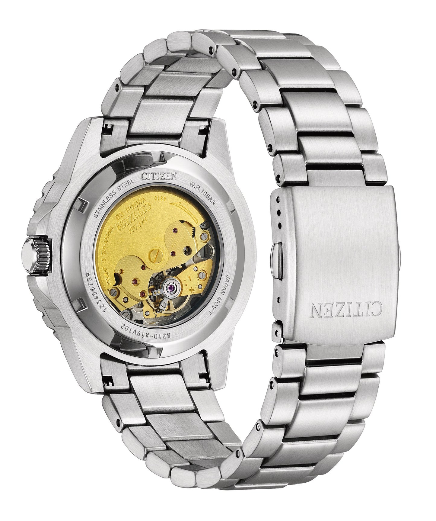 Citizen Mechanical 3 Hands 43 mm Light Blue Dial Men Watch- NJ0178-81M