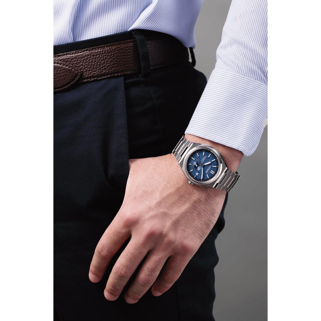 Citizen Zenshin 40.5 mm Blue Dial Mechanical Men Watch- NJ0180-80L
