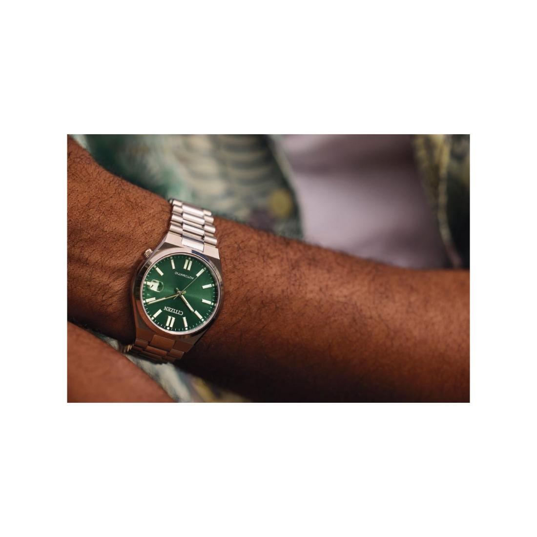 Citizen TSUYOSA 37 mm Green Dial Men Watch- NJ0200-50X