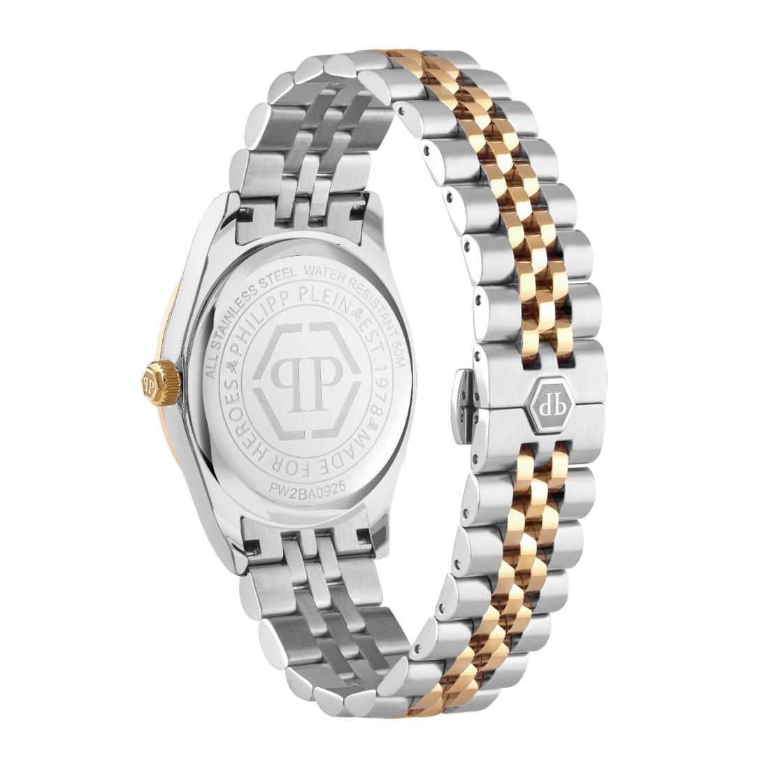 Philipp Plein Newness 38 mm Champagne Dial Unisex Watch- PW2BA0925