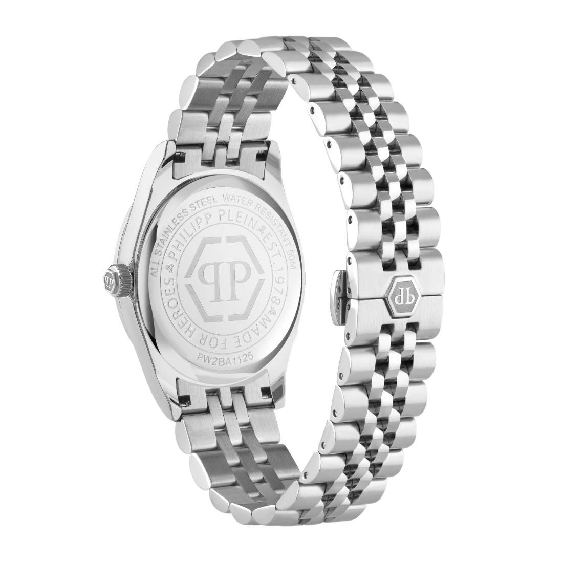 Philipp Plein Newness 38 mm Silver Dial Unisex Watch- PW2BA1125