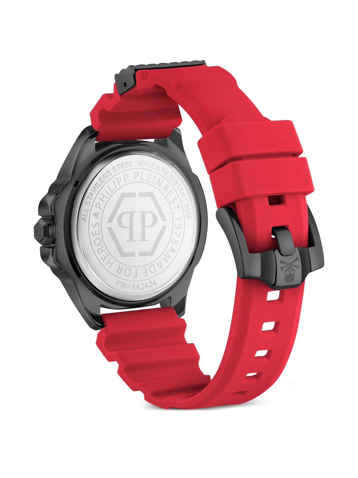 Philipp Plein Men 44 mm Size Black Dial Analog Watch - PWAAA2424