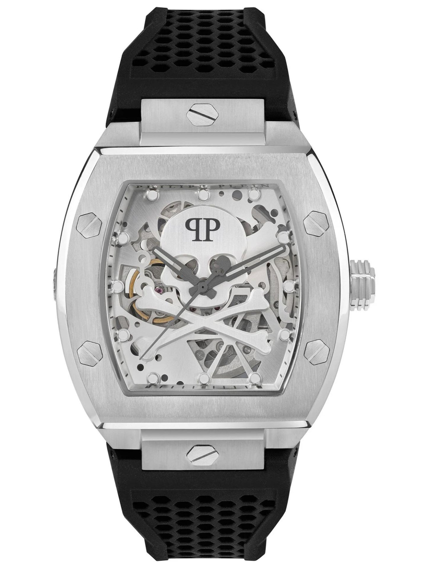 Philipp Plein Men 44 mm Size Silver Dial Analog Watch - PWBAA2123