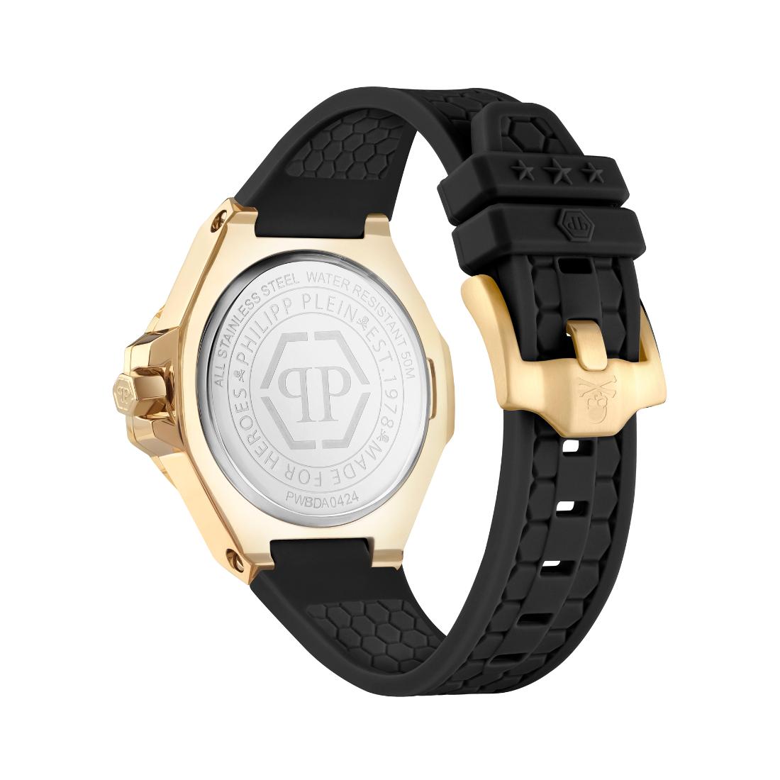 Philipp Plein Date Superlative 39 mm Black Dial Analog Women Watch- PWBDA0424