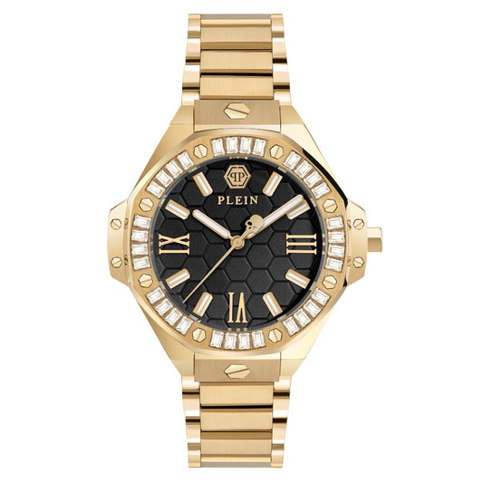 Philipp Plein Date Superlative 39 mm Black Dial Analog Women Watch- PWBDA0824