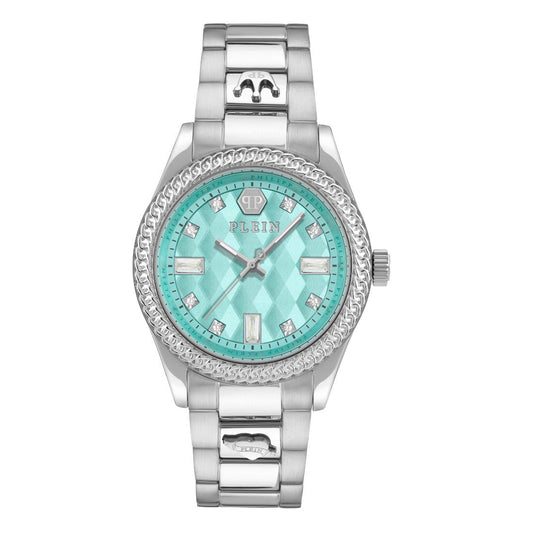 Philipp Plein Date Superlative 38 mm Blue Dial Analog Women Watch- PWCDA0424