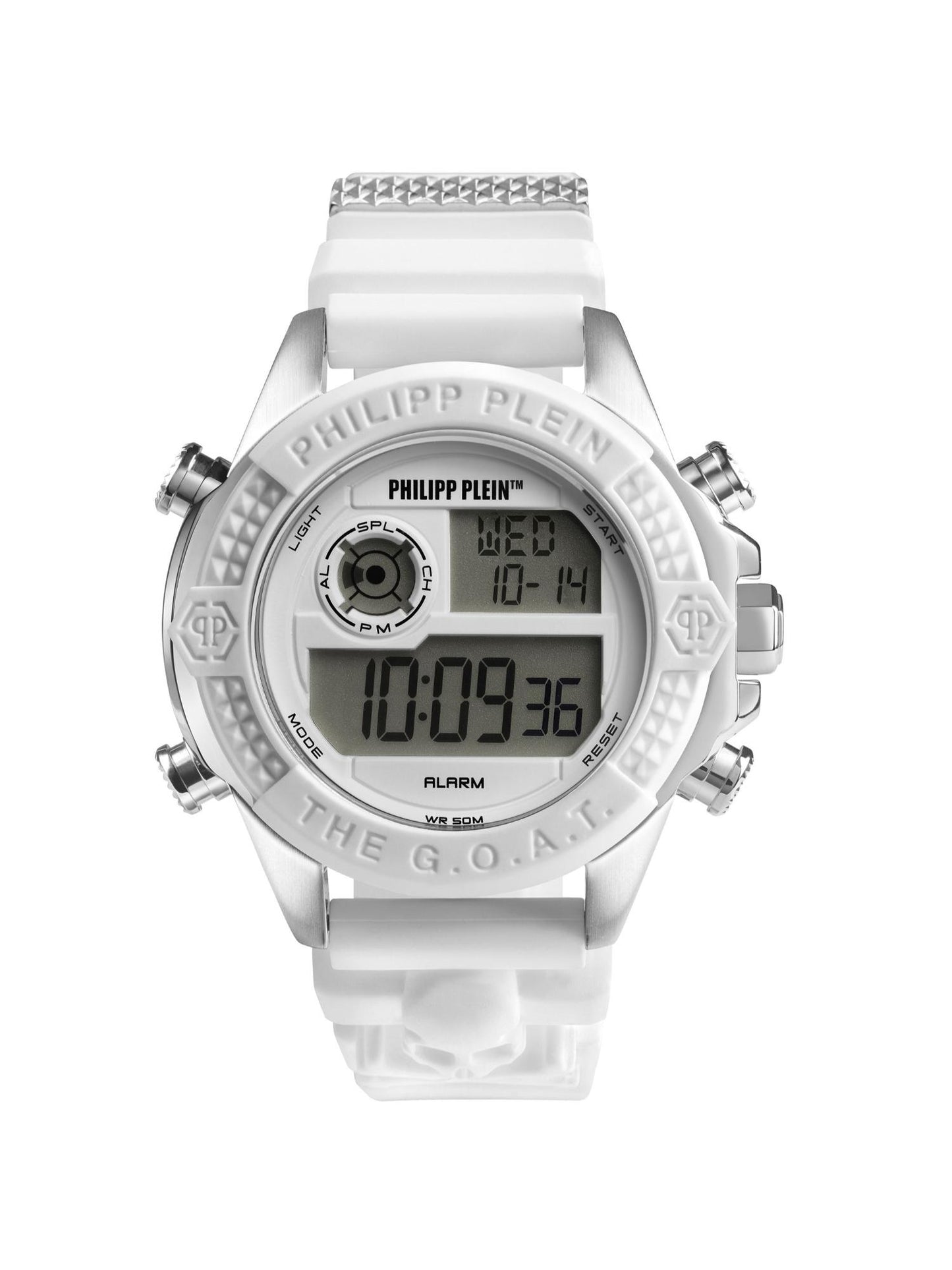 Philipp Plein Unisex 44 MM Size White Dial Analog Watch - PWFAA0121