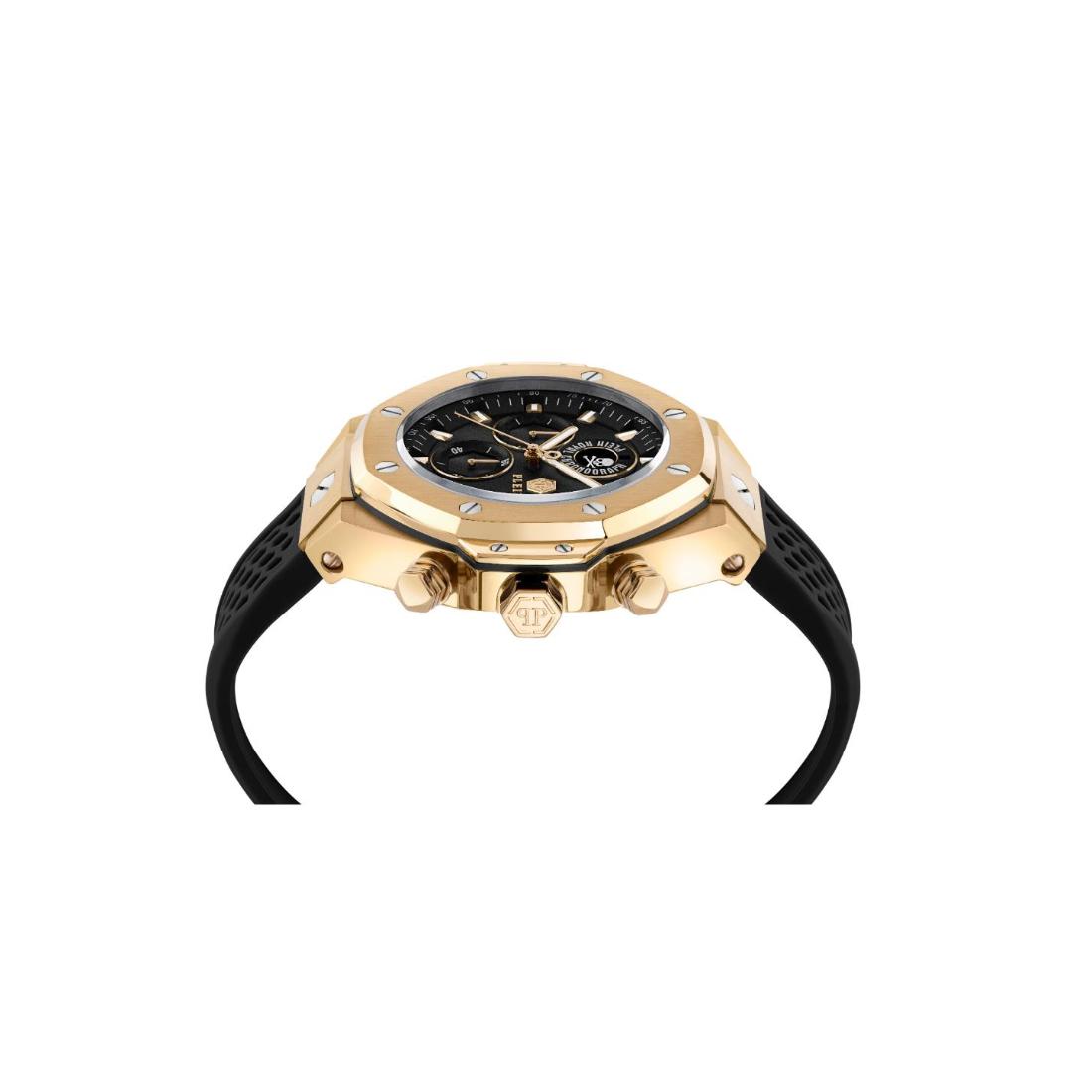 Philipp Plein Newness 45 mm Black Dial Men Chrono Watch- PWLFA0325