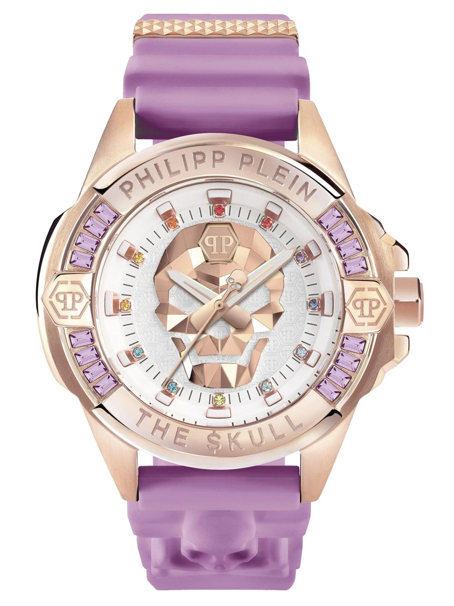 Philipp Plein Unisex 41 mm Size White Dial Analog Watch - PWNAA0222