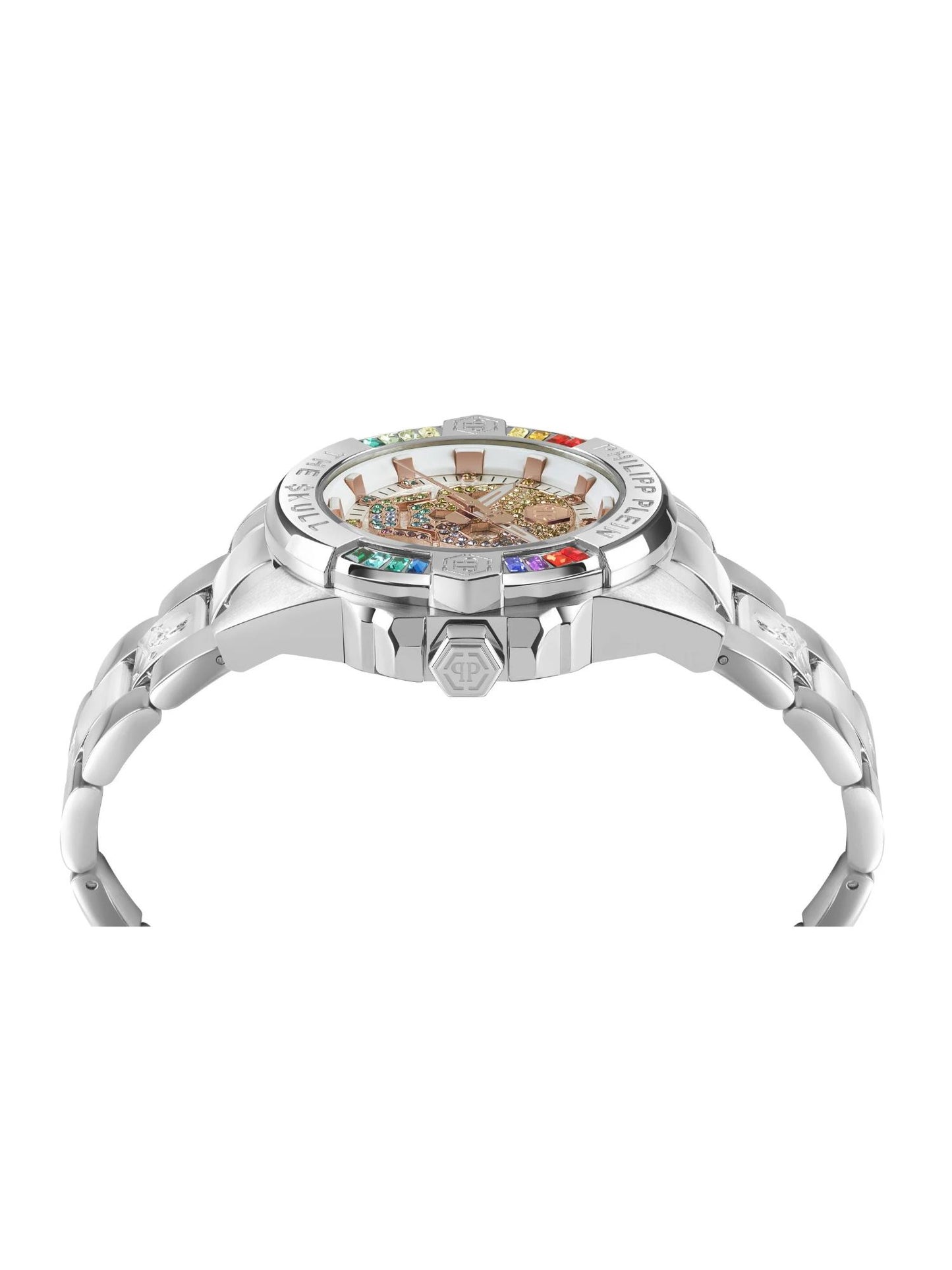 Philipp Plein Unisex 41 mm Size White Dial Analog Watch - PWNAA0422