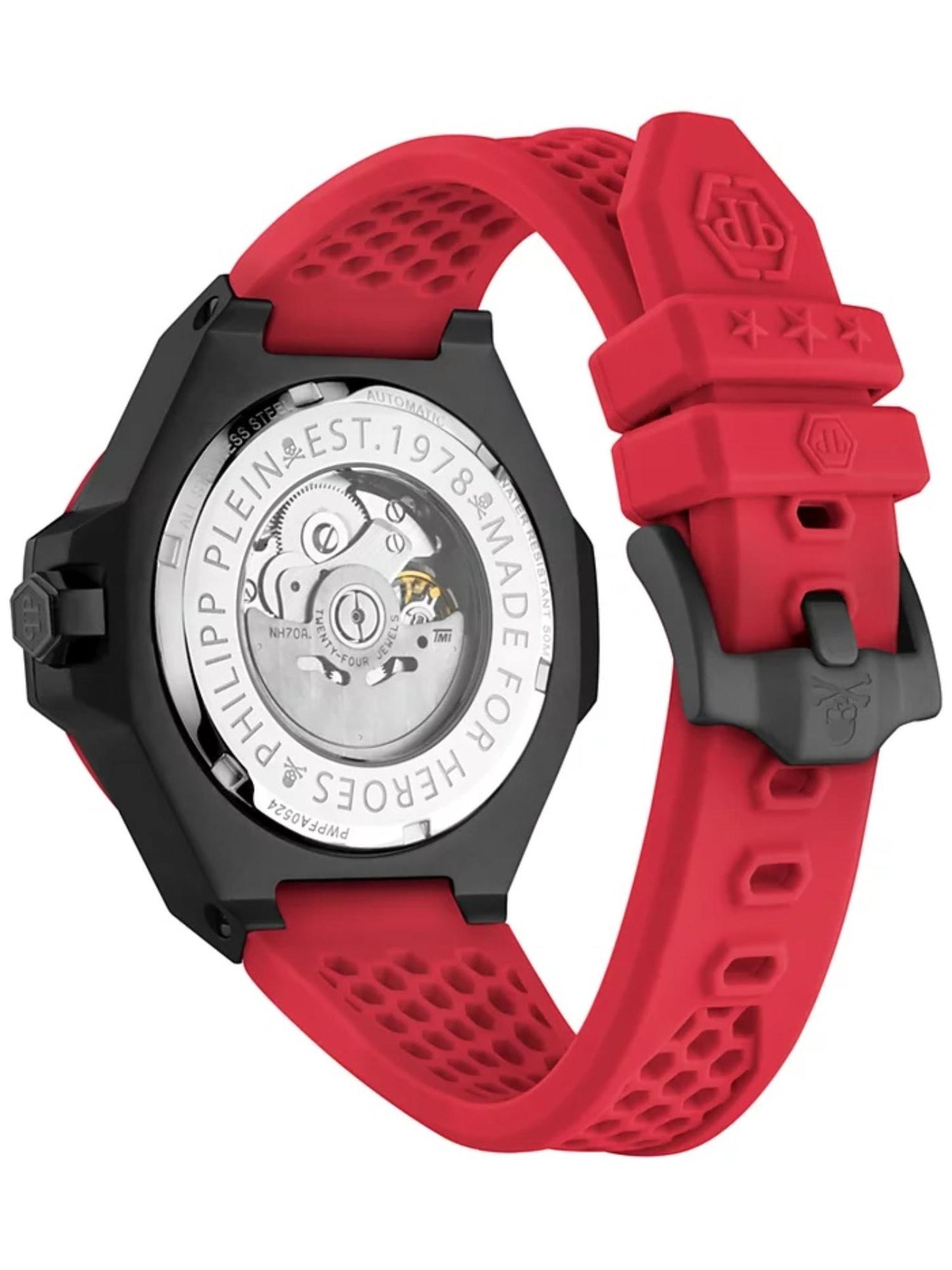 Philipp Plein Men 46 mm Size Black Dial Analog Watch - PWPFA0524