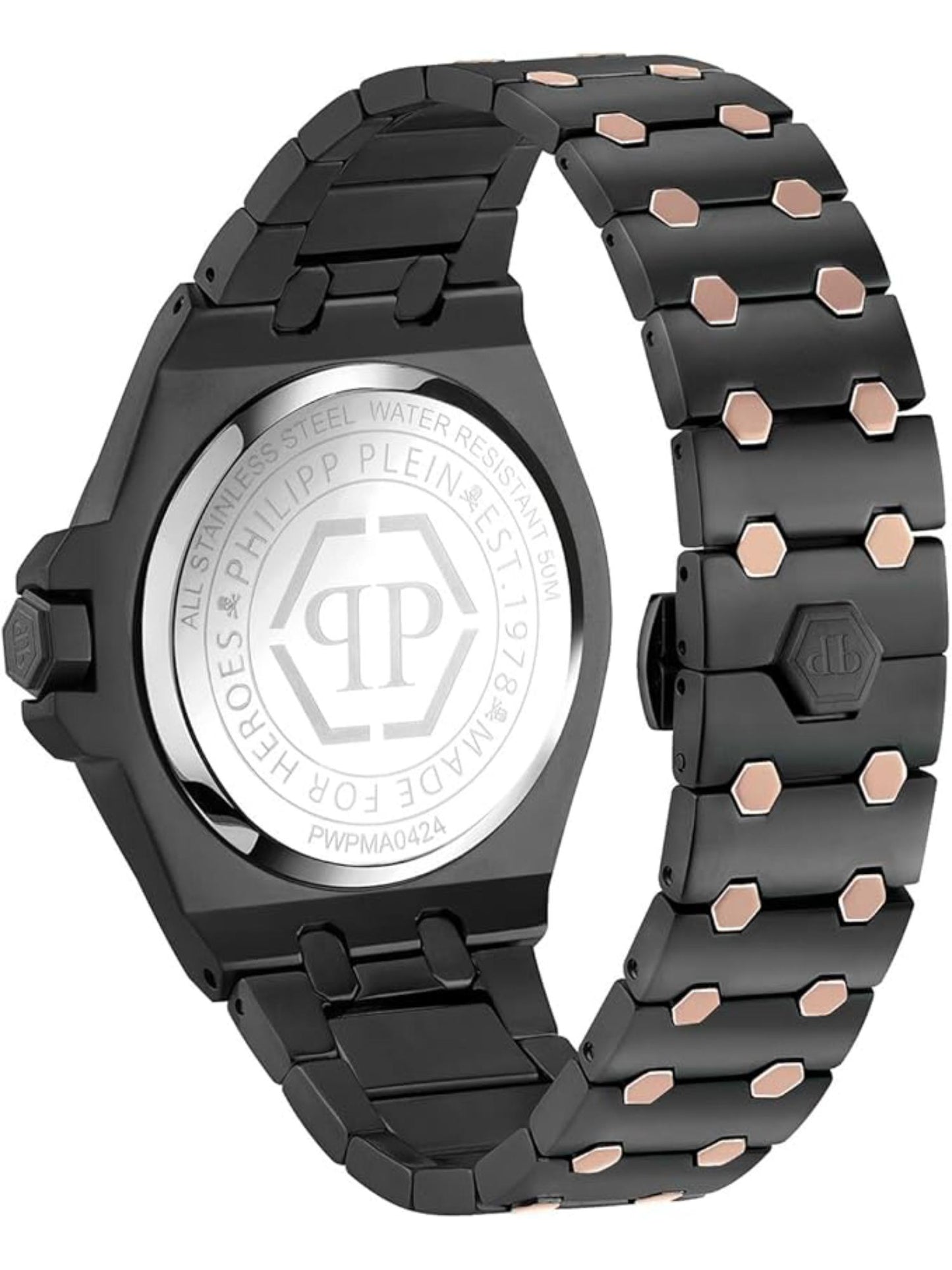 Philipp Plein Men 43 mm Size Grey Dial Analog Watch - PWPMA0424