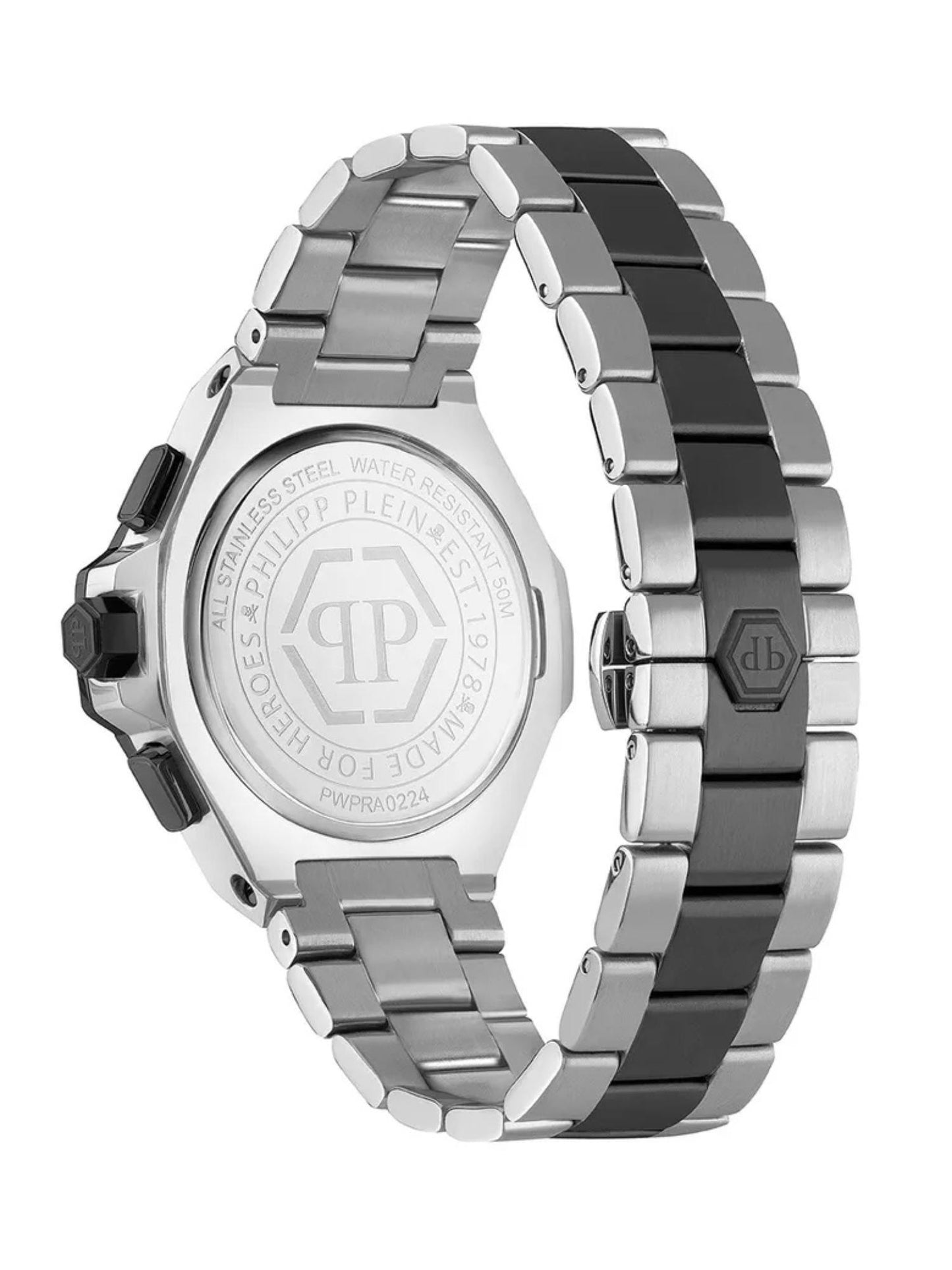 Philipp Plein Men 46 mm Size Black Dial Analog Watch - PWPRA0224