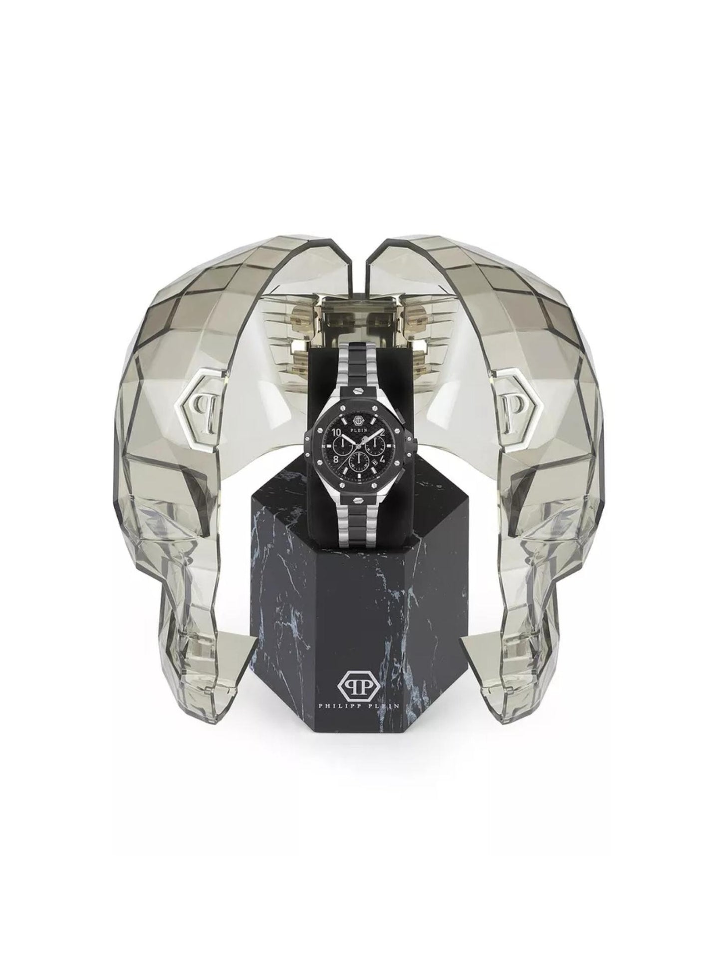 Philipp Plein Men 46 mm Size Black Dial Analog Watch - PWPRA0224