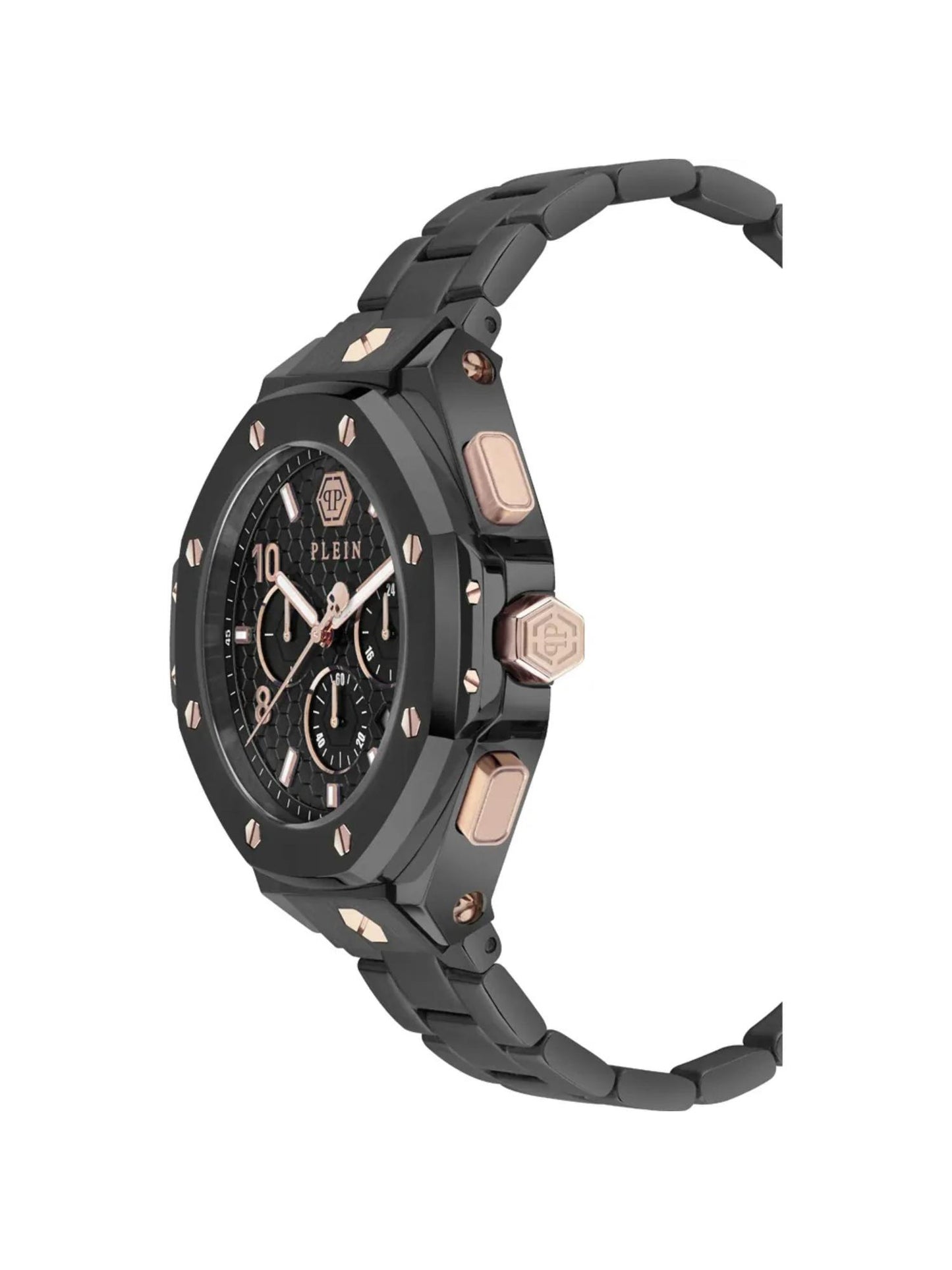 Philipp Plein Men 46 mm Size Black Dial Analog Watch - PWPRA0424