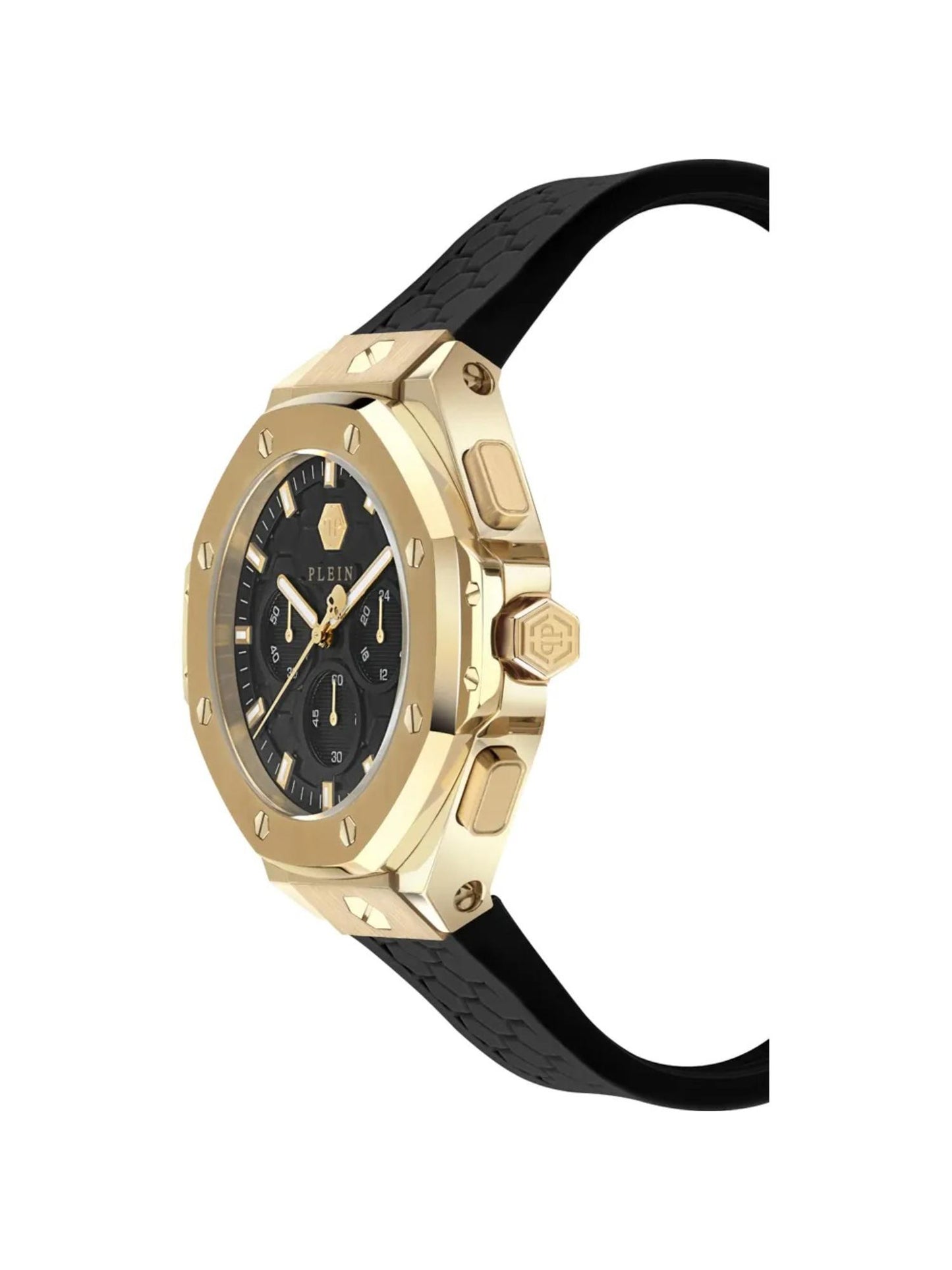 Philipp Plein Unisex 42 mm Size Black Dial Analog Watch - PWPSA0124