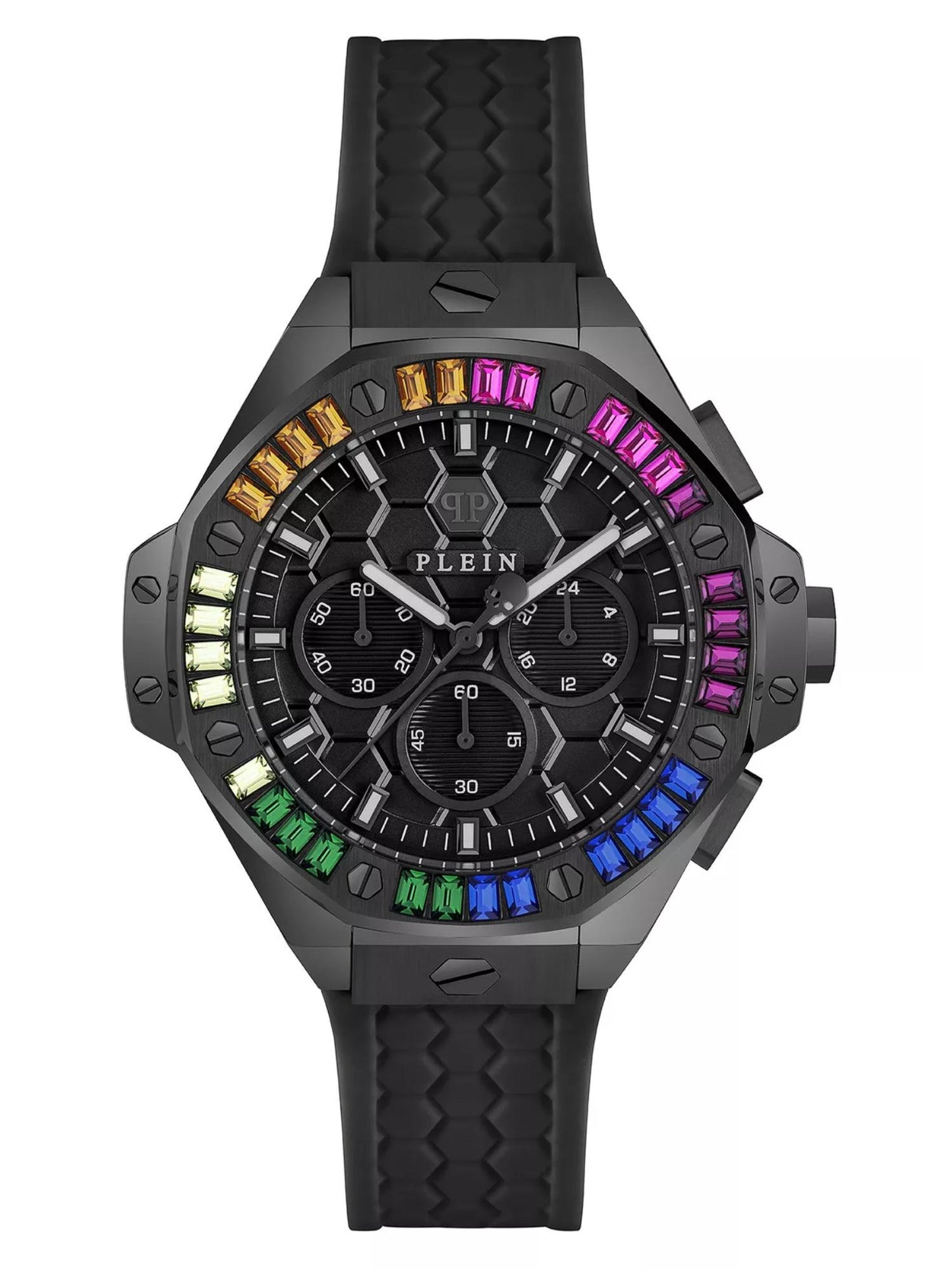 Philipp Plein Unisex 42 mm Size Black Dial Analog Watch - PWPSA0724