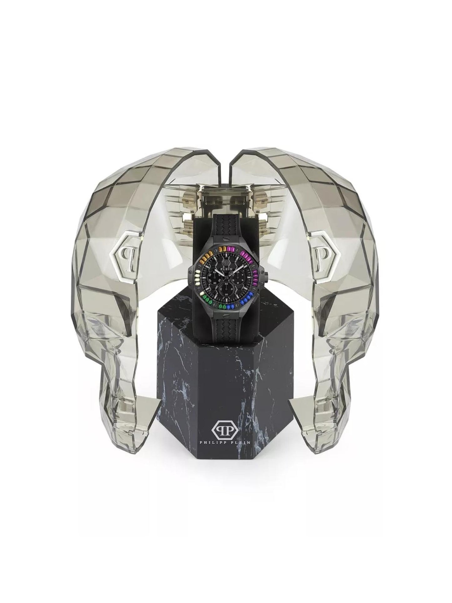 Philipp Plein Unisex 42 mm Size Black Dial Analog Watch - PWPSA0724