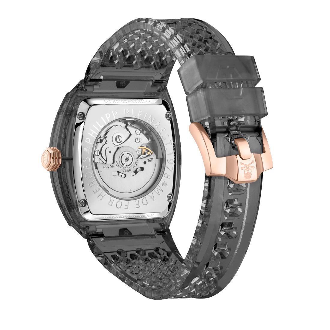 Philipp Plein Date Superlative 44 mm Black Dial Analog Men Watch- PWPTA0424